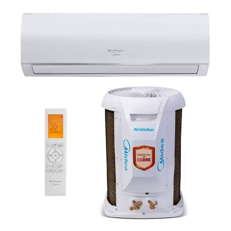 Ar Condicionado 18.000 BTUs Split HW Inverter Springer Midea Air Volution Connect Frio R-32 42AFVCI18S5/38TVCI18S5 - 220V